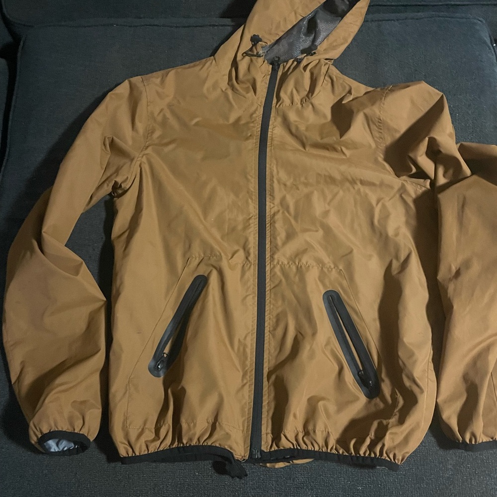 Men's Tan Windbreaker Jacket